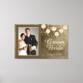 Ivoor Lantaarns Huwelijk Keepsake Canvas (Voorkant)