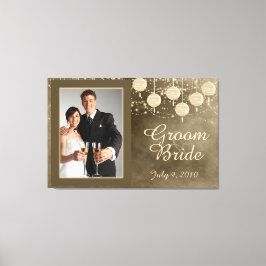 Ivoor Lantaarns Huwelijk Keepsake Canvas