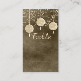 Ivoor Lantaarns Tafel Kaart Plaatskaartje
