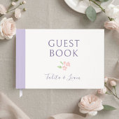 Ivoor & Lavendel | Bloemige Bruiloft Gastenboek