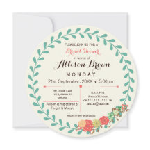 ivoor - munt koraal floraal vrijgezellenfeest nodi