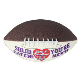 Ivoor Paars & Rood TROUWEN Alternatieve Garter Tos American Football
