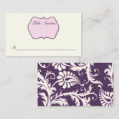 Ivoor-, Paars-, roze-klepkaart Plaatskaartje (Voorkant / Achterkant)