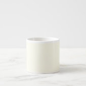 Ivoor Pastel Effen Kleur Espresso Mok (Voorkant)
