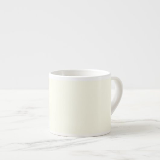 Ivoor Pastel Effen Kleur Espresso Mok (Voorkant rechts)