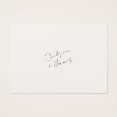 Ivoor | QR Code Wedding Registry Enclosure Kaart (Achterkant)