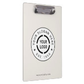 Ivoor Ronde Custom Logo Business Branded Klembord (Rechts)