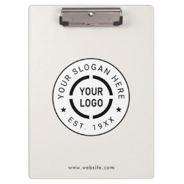 Ivoor Ronde Custom Logo Business Branded Klembord