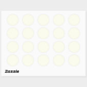 Ivoor Ronde Sticker (Vel)