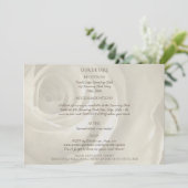 Ivoor roos bloemenbruiloft details (Staand voorkant)