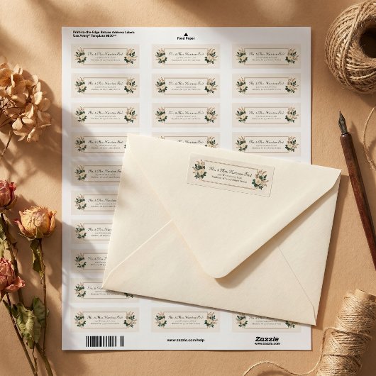 Ivoor Roos Goud Bes Botanische Lijst Etiket