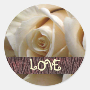 Ivoor Roos liefde Stickers