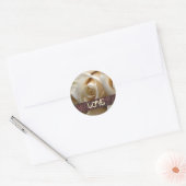 Ivoor Roos liefde Stickers (Envelop)