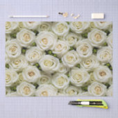 Ivoor Rozen tissuepapier (Craft)