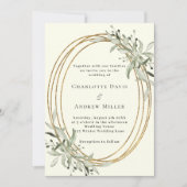 Ivoor salie groen groen groen groen goud lijst bru kaart (Voorkant)