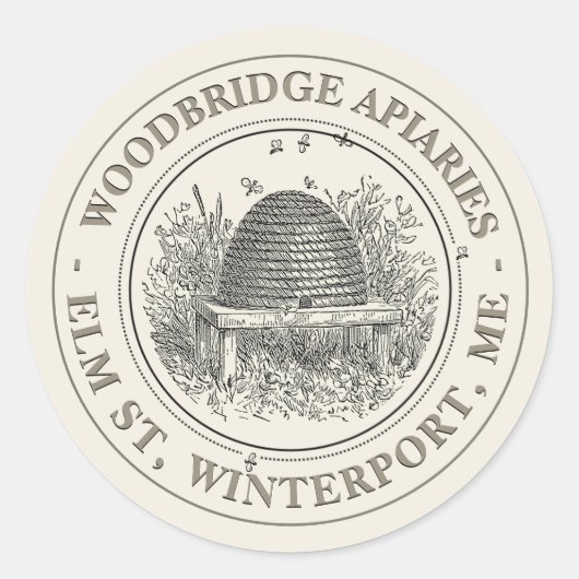  ivoor schuine beschermhuls ronde sticker (Voorkant)