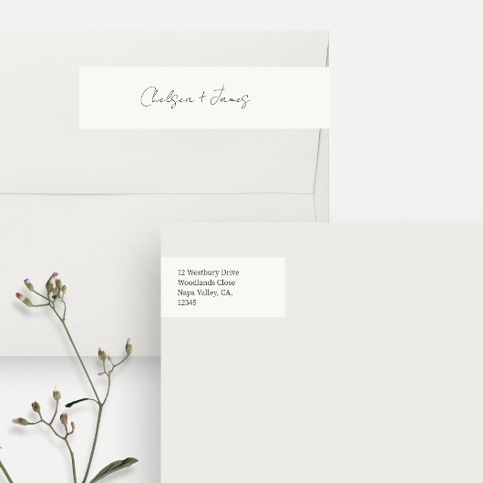 Ivoor | Script Welcome Wedding Address