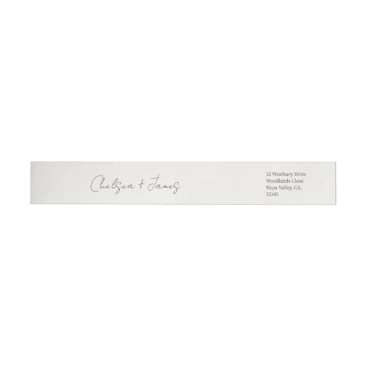Ivoor | Script Welcome Wedding Address (Individueel)