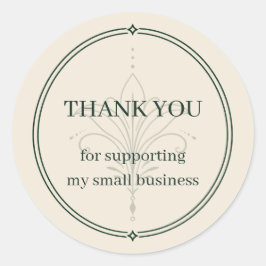 Ivoor Small Business Bedankt Sticker