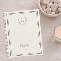 Ivoor taupe Monogram Persoonlijke Stille Luxe