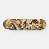 Ivoor Tribal Dragon Element Custom Pro Park Board Persoonlijk Skateboard (Horizontaal)