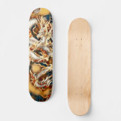 Ivoor Tribal Dragon Element Custom Pro Park Board Persoonlijk Skateboard (Voorkant)