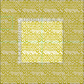 ivoor van brocade chartreuse stof (Delen)