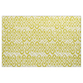 ivoor van brocade chartreuse stof (Fat Quarter)