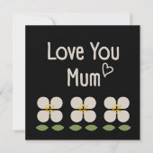 IVOOR VINES - Moederdag Floral Invitation Kaart (Voorkant)