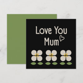 IVOOR VINES - Moederdag Floral Invitation Kaart