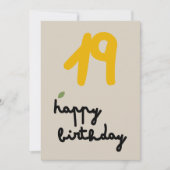 IVOOR VINES - Verjaardag Bloemenuitnodiging Kaart (Voorkant)