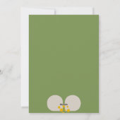 IVOOR VINES - Verjaardag Bloemenuitnodiging Kaart (Achterkant)