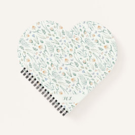 Ivoor Vintage Cottagecore Botanische Weide Maatwer Notitieboek
