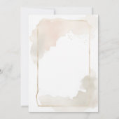 Ivoor Waterverf Goudkruis Eerste Heilige Communie Kaart (Achterkant)