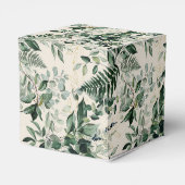 Ivoor waterverf groen Vrijgezellenfeest Bedankdoosjes (Achterkant)