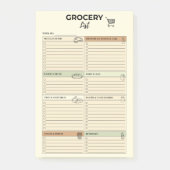 Ivoor Weekly Boodschappenlijst - Post-it® Notes (Voorkant)