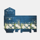 Ivoor Wit Rozen Groen Bloemen Gift Bruiloft Fa Bedankdoosjes (Uitgevouwen)