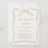 Ivoor Wit Trouwfeest Bruidsfeest Kaart (Voorkant)