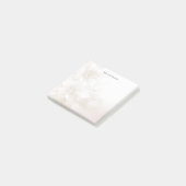 Ivoor Witte Bloemen Post-it Notities Post-it® Notes (Schuin)