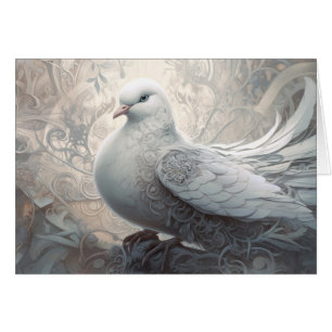  ivoor witte bruiloft duif