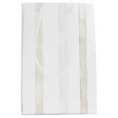 Ivoor Witte Crème Bruiloft Medium Cadeauzakje (Voorkant)