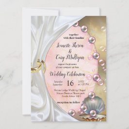 Ivoor Zijde, Gouden Kant & Parels en Marmer Kaart