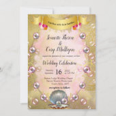 Ivoor Zijde, Gouden Kant & Parels en Marmer Kaart (Voorkant)