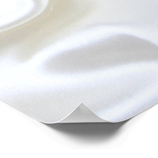 Ivoor Zijde, Gouden Kant & Parels en Marmer Poster (Hoek)