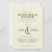 Ivoor & Zwart | Elegant  repetitiediner Kaart (Voorkant)