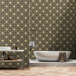 Ivoor & Zwart Geometrisch Modern Classy Chic Deco Behang