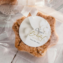 Ivoorbloei & Elegant Gold Script Vrijgezellenfeest