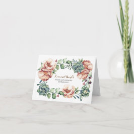 Ivoorbloemen en vetplanten herfst bedankt