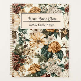  ivoorbloemen, veelkleurige Rozen Planner