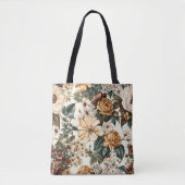  ivoorbloemen, veelkleurige Rozen Tote Bag (Voorkant)